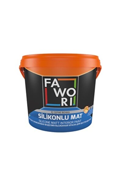 Fawori Silikonlu Mat Iç Cephe Duvar Boyası 2.5 lt Irmak80