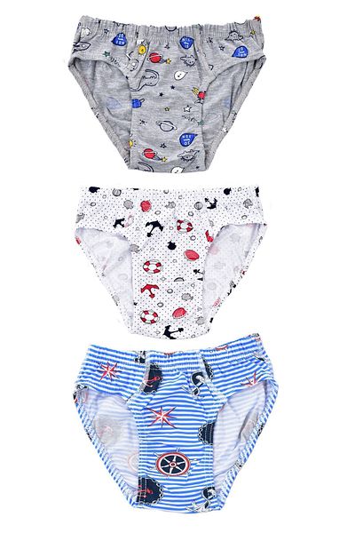 Pemilo Slip colorat cu model pentru băiat 3 buc 255