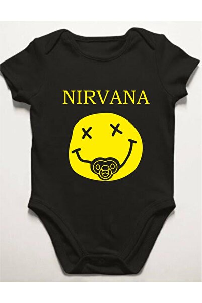 venüsdijital بدلة أطفال مطبوعة من نيرفانا بيبي