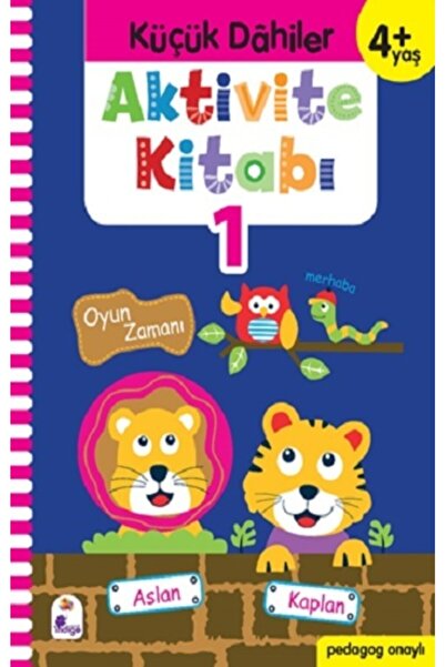 İndigo Kitap Küçük Dahiler Aktivite Kitabı 1 – 4+ Yaş