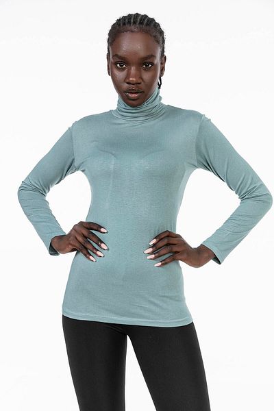 DISENTIS MODEST Body de pescar complet albastru viscoza cu maneca lunga