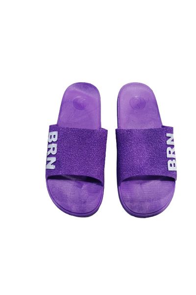 BRN B052-10 Women's Lilac Non-Slip Sole Sea Beach Daily Walking Slippers