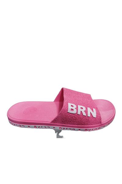 BRN B052-10 Women's Pink Non-Slip Sole Sea Beach Daily Walking Slippers