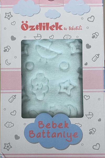 Özdilek Baby Embos Blanket - Mint