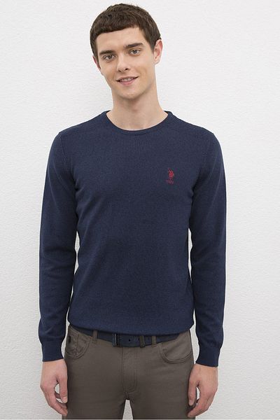 U.S. Polo Assn. Pulover pentru bărbați bleumarin