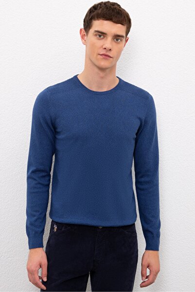 U.S. Polo Assn. Pulover albastru pentru bărbați