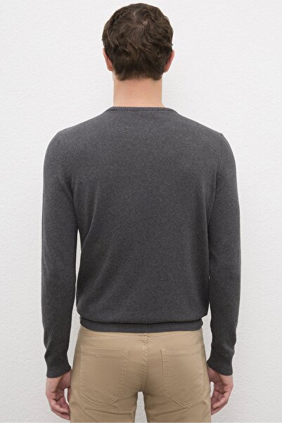 U.S. Polo Assn. Γκρι ανδρικό πουλόβερ