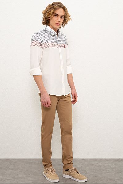 U.S. Polo Assn. Καφέ Ανδρικό Παντελόνι