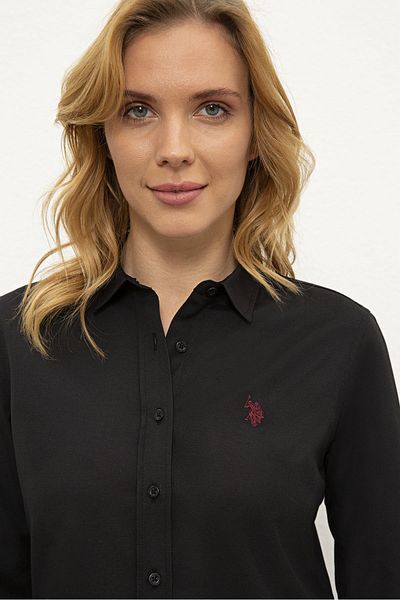 U.S. Polo Assn. Cămașă neagră de damă