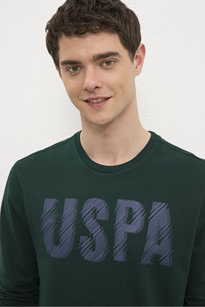 U.S. Polo Assn. Πράσινο ανδρικό φούτερ G081Sz082.000. 1219202