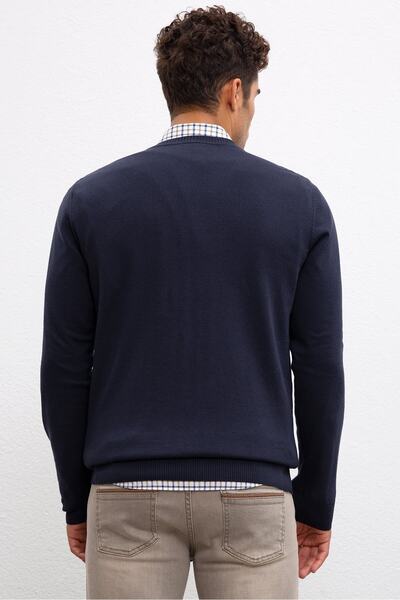 U.S. Polo Assn. Lacivert Erkek Kazak