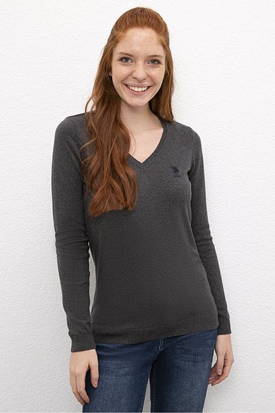 U.S. Polo Assn. Pulover de damă gri