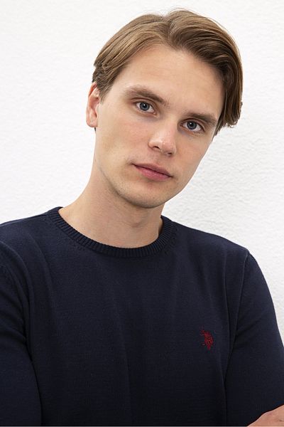 U.S. Polo Assn. Тъмносин мъжки пуловер