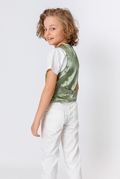 incity Boy's Green Vest