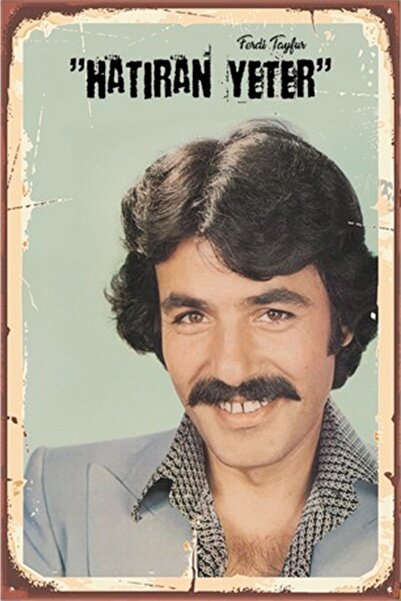 Hayal Poster Ferdi Tayfur Retro Ahşap Poster 20 x 30