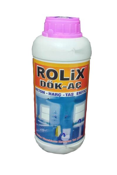 Rolix Lavabo Açıcı Harç Taş Kum Beton Eritici Asit 1kg Tıkanık Açma Dök Aç