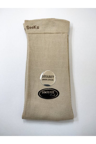 Pierre Lines 4 Pairs of Diabetic Stitch-Free Cotton Candy Socks (Blood Circulation Regulator)