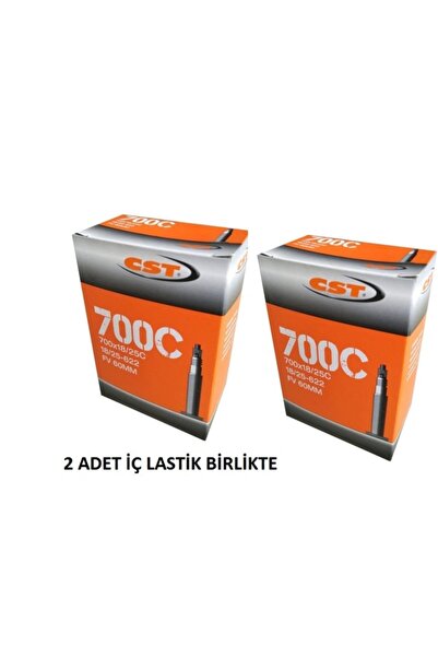 CST Iç Lastik 2 Adet Birden 700x18/25c Fv Presta Ince Sibop 60mm