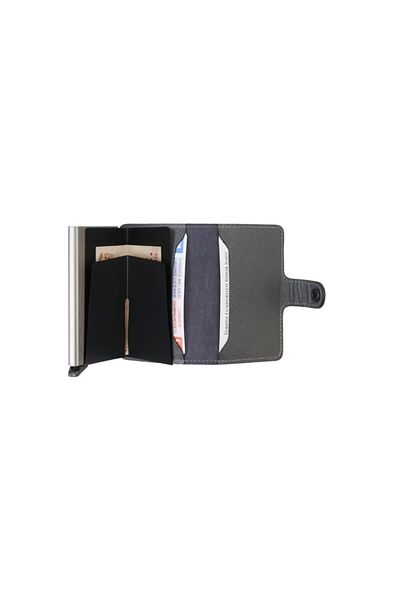 WalSmart Mini New Safiano Leather Wallet with Smart Mechanism