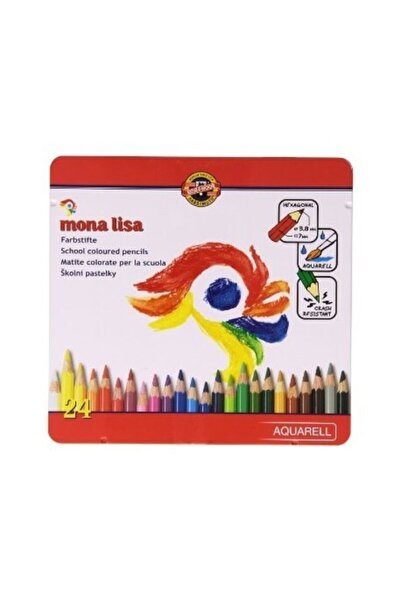 Genel Markalar Mona Lisa Aquarell Sulu Boya Kalemi 24 Renk Set