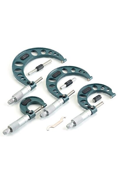 GFB 4 Parçalı Mikrometre Seti