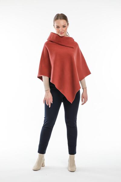 Pitti Women's Brick Poncho 70257-p