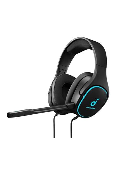 Anker Soundcore Strike 3 7.1 Uyumlu Surround Usb Oyuncu Kulaklığı Siyah A3830