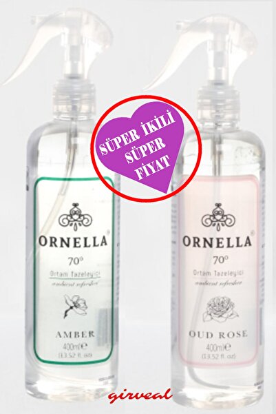 Amber & Oud Rose 70c Ortam Tazeleyici Oda Parfümleri