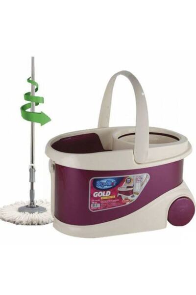 Spin Mop Gold Tekerlekli Temizlik Seti 20 lt - Mor