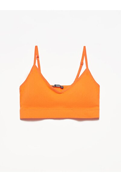 Dilvin Bralette cu captuseala portocalie pentru damă - portocaliu 3568