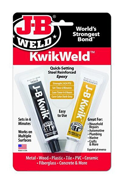 JB Weld J-b Weld Kwik Weld - Çiftli Güçlü Hızlı Epoksi Yapıştırıcı Endüstriye...