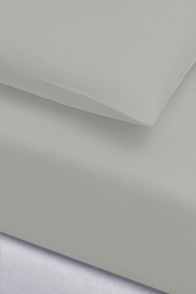 İyi Geceler İstanbul Beige Igi Ranforce Double Fitted Sheet Set - 160x200