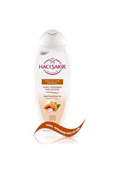 Hacı Şakir 500 مل حليب اللوز - 2 في 1 للشعر الجاف والتالف
