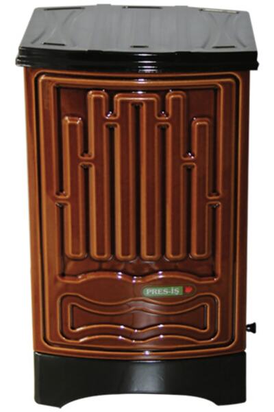 özçanci ( Ürün Ağırlığı : 30KG ) Alttan Havalı Kovalı Uyuyan Soba-kömür Sobas...