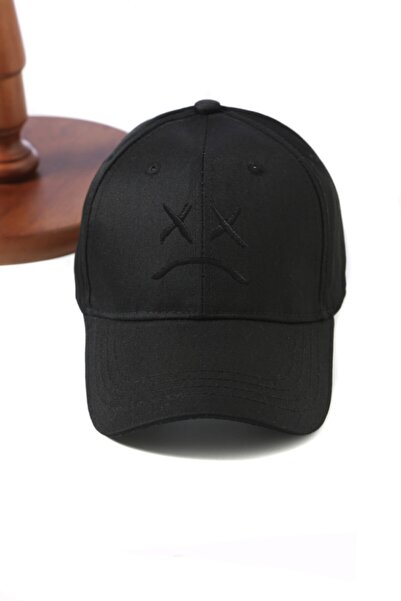 ŞapkaMania Sad Smile Cap - Relaxed Fit