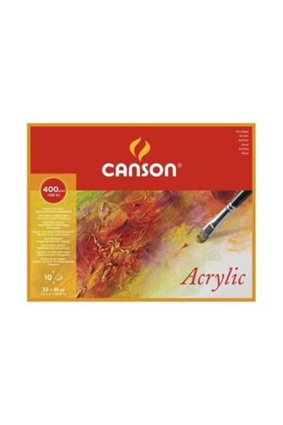Canson Montval Acrylic and Watercolor Block 400 gr32x41 cm10 Sheets