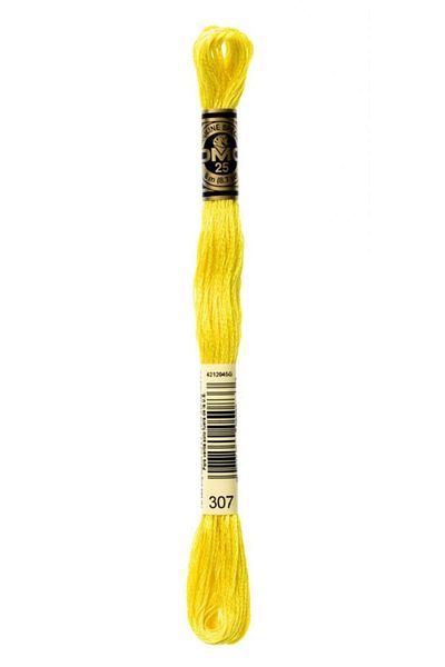 Dmc Muline Yarn 307 2 Pieces