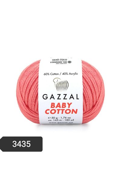 Gazzal Βαμβακερό νήμα Amigurumi 50 Gr Μυτερά Είδη και 3435 Μυτερά Είδη