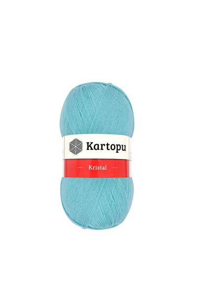 Kristal K1553 Tatlı Turkuaz El Örgü Lif Ipi 100gr