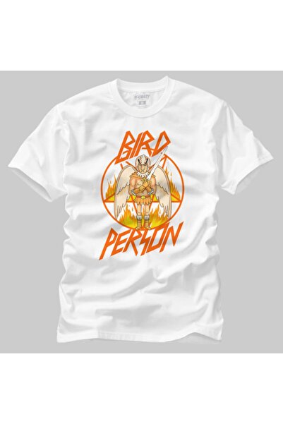 Crazy Унісекс біла футболка з принтом