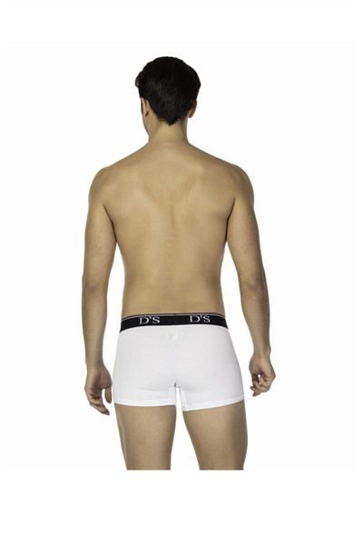 D'S Damat Ανδρικό Λευκό Navy Blue Boxer 2-pack