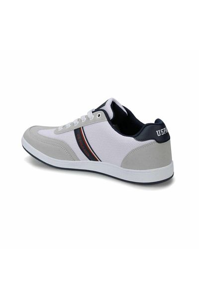 U.S. Polo Assn. Αθλητικά παπούτσια US Polo AssnKares 1fx σε λευκό ύφασμα για άνδρες