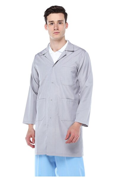 AĞCA İŞ ELBİSELERİ Men's Gray Alpaca Apron