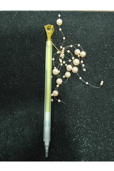 Cyf Süslü Sarı Taşlı Versatil Kalem (0.7)