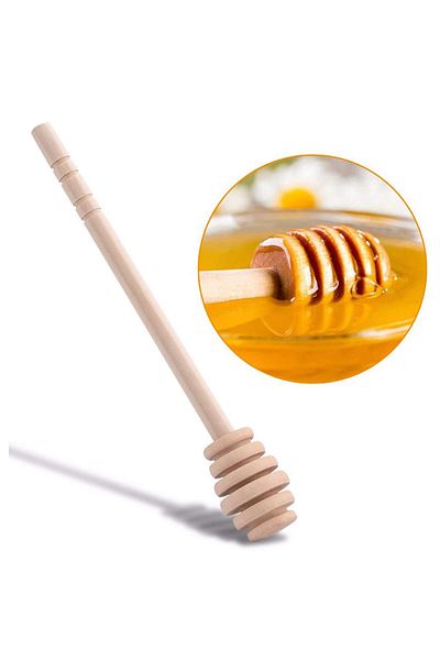 Anadolu Saray Çarşısı Natural Wooden Honey Spoon (gild) - 1 Piece