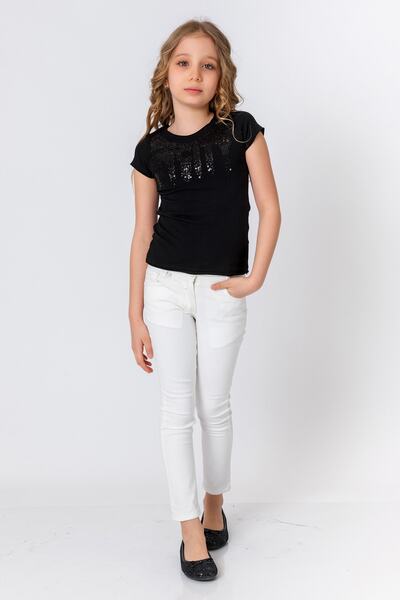 incity Crna majica za devojčice