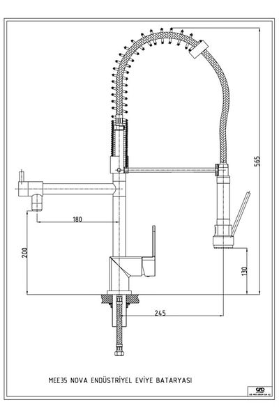 GPD Industrial Sink Faucet Nova Mee35