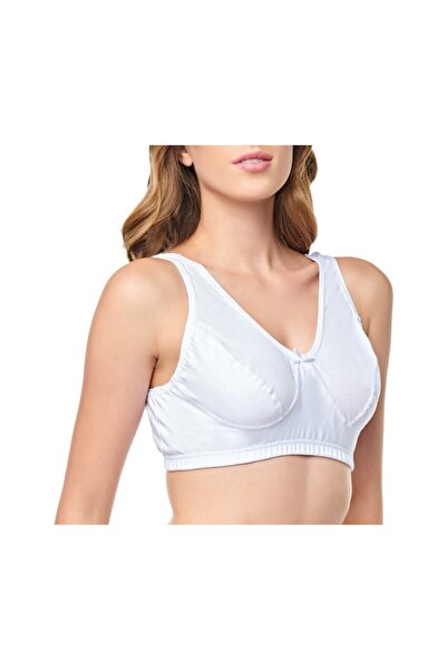 Tutku Women's White Bady Bra 3 Pack