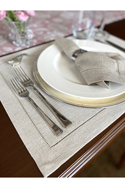 Guru Works Antique Keten Kenarı Antikalı Amerikan Servis