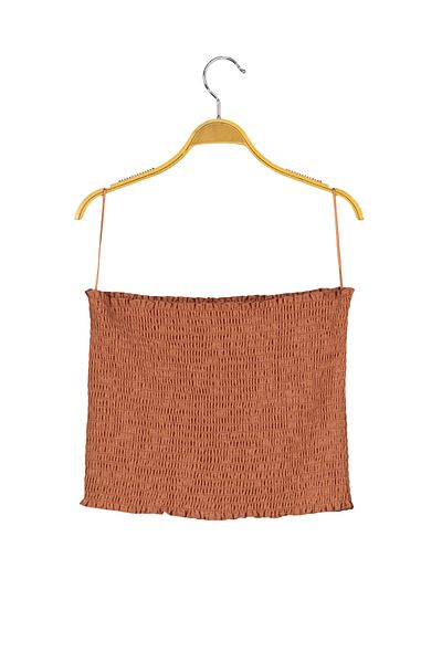 MANGO Woman Women's Red Bustier 17980142